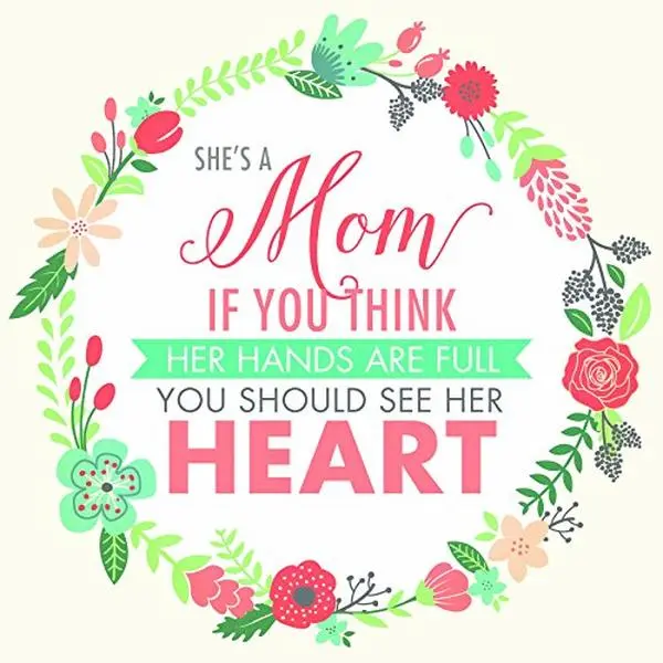 USED Book - She's a Mom: If You Think Her Hands Are Full, You Should See Her Heart by Covenant Communications (Hardcover) - english