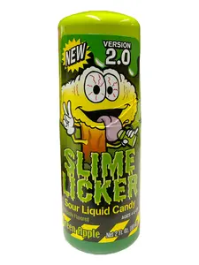 New Flavor Toxic Waste Slime Licker 2.0 Black Cherry or Green Apple 2oz slimelicker Candy