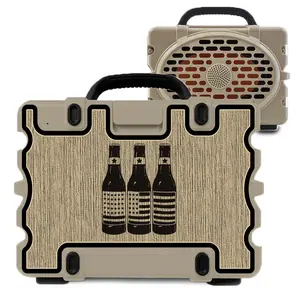 Turtlebox Shell - American Beers - Custom Speaker Accessory, CNC Routed Design, Custom Marine Grade EVA Foam, Durable Material, Custom Logo