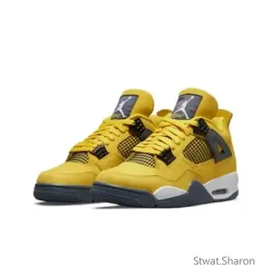Retro Tour Edition Yellow Casual Sports Versatile Durable Comfortable Basketball Shoes