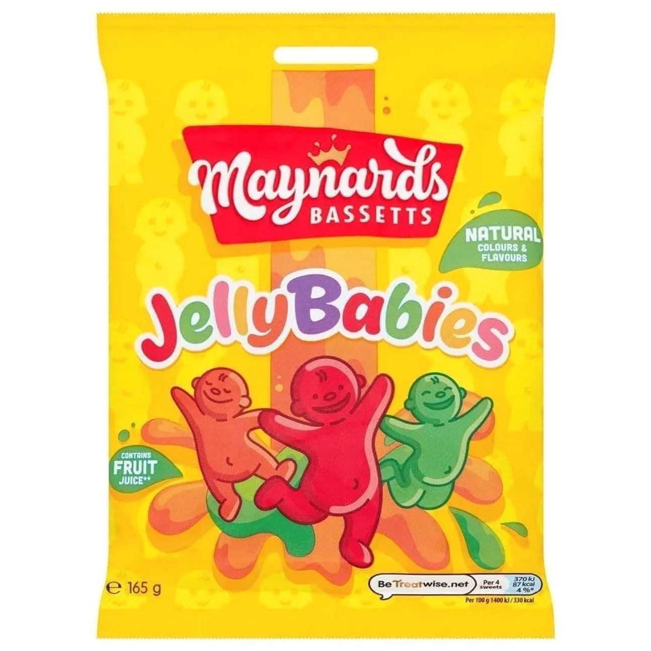 Bassetts Jelly Babies 165g (Pack of 4)