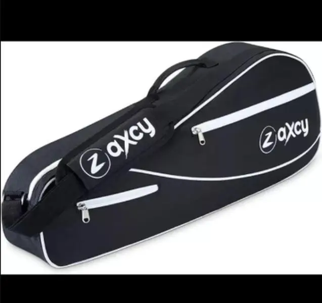 ZAXCY TENNIS BAG - Fits 3 Rackets Adjustable Strap & Protective Pad for Tennis ZAXCY TENNIS BAG - Fits 3 Rackets Adjustable Strap & Protective Pad for Tennis