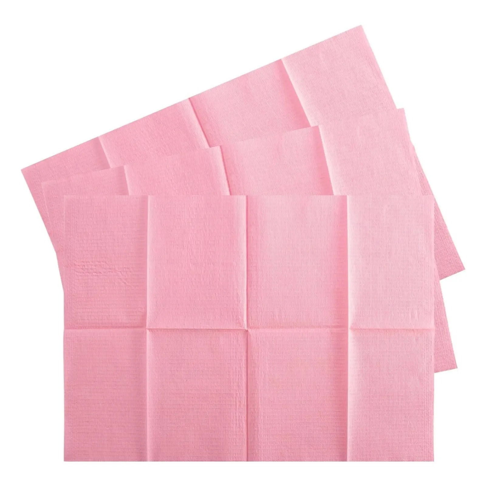 75pcs Dental Bibs Disposable - Disposable Dental Bibs Dentist Tattoo Bibs Pink Dental Bibs for Nails Patient Bibs Pink Towels