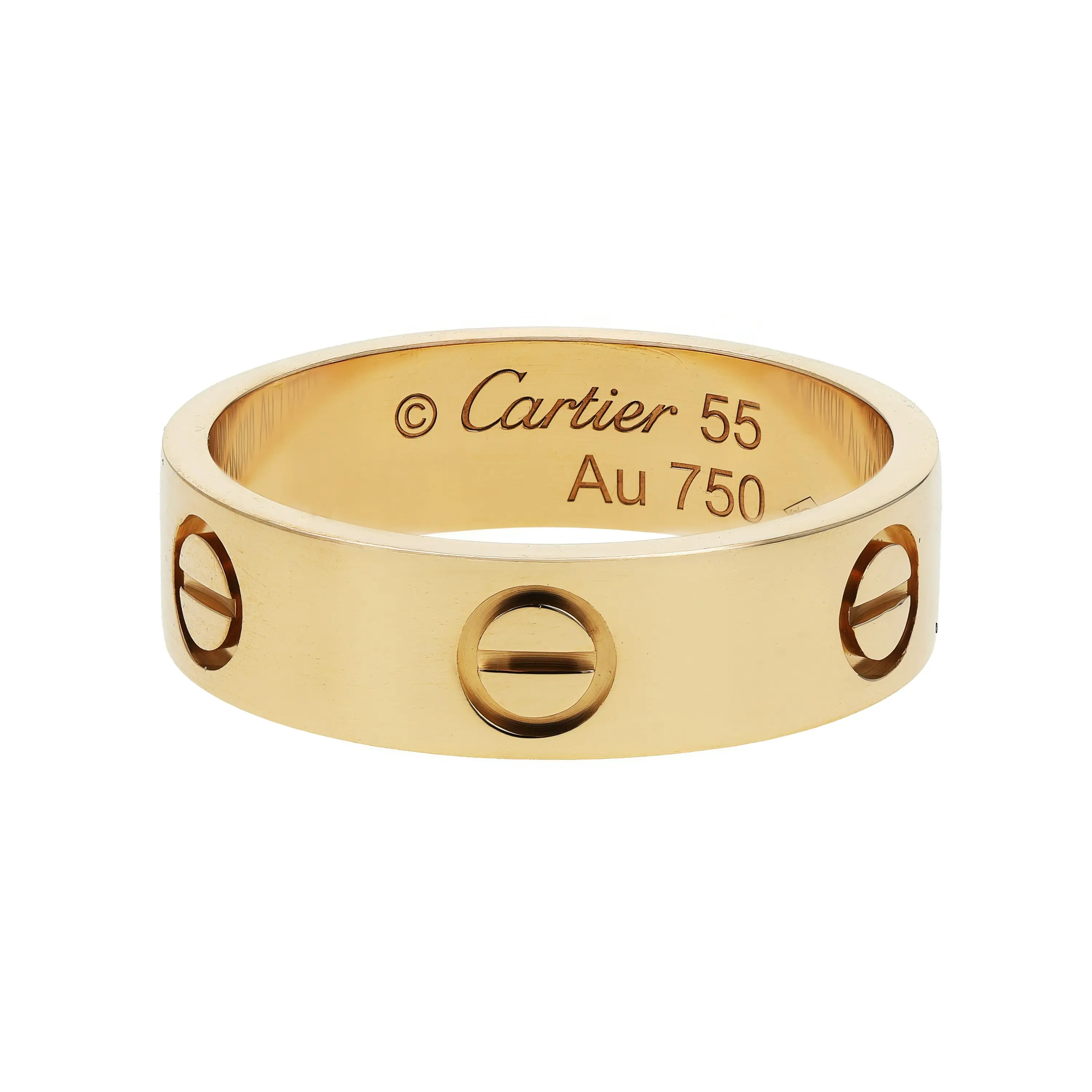 Pre-owned Cartier Love Ring Size 55