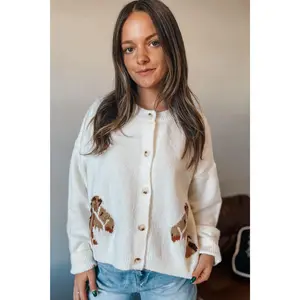 Pony Party Cardigan | Cream