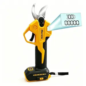 Cordless Electric Pruning Shears (Tool Only) with LCD Digital Display, SK5 Steel Blade,Brushless pruning shears， Professional Branch Cutter for Garden Tree Trimming