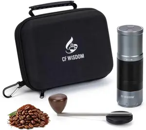 Electric Coffee Grinder Dual-Mode Electric and Manual Grinding 7-Speed Precision Grinding Portable Coffee Bean Grinder Suitable for Espresso, French Press, and Drip Coffee