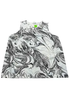 Top Sleeveless By Athleta In Blue & Grey, Size:1X