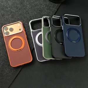 Official website tech fabric magnetic 360 gear stand case for iPhone 17 Pro Max, Apple 16 Pro, 17 Air, lightweight hard case, 15 simple, 14 premium feel, 13 unisex, 12