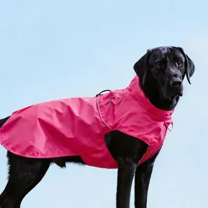 Small Dog Waterproof Warm Coat - Adjustable Drawstring Sport Vest, Cozy Outfit Jacket (Pink, Size XL)