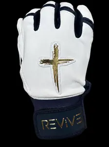 Navy and Metallic Gold Batting Gloves Navy and Metallic Gold Batting Gloves