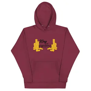 KING OF CRYPTO Hoodie - Regal Design, Premium Comfort for Crypto Royalty "KING OF CRYPTO"