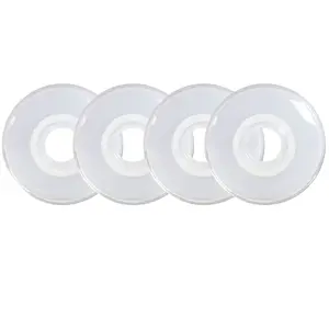 Rink Rat Roller Hockey Wheels Rinkster Ghost 76mm XX Grip White/Clear 4-Pack