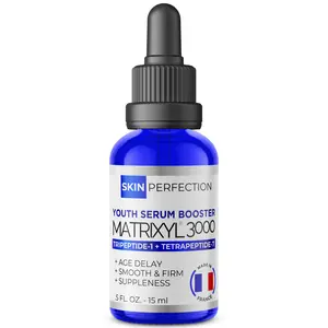 SkinPerfection Matrixyl 3000 Serum Booster - 0.5oz Anti-Aging Peptide for All Skin Types - Firming & Collagen Support - DIY Skincare Essential