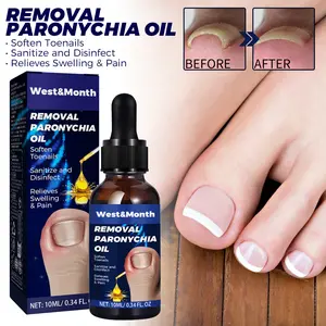 West&Month Nail Care Oil for Hands & Feet — Moisturizing nail oil for ingrown nails/thick toenails; ideal for daily nail care