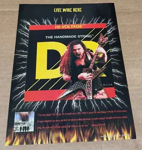 DR Strings - DIMEBAG DARRELL of DAMAGEPLAN - 2004 Print Ad