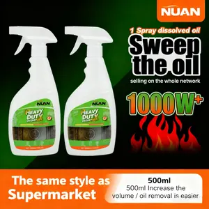 NUAN Ultimate Kitchen Cleaner – Destroys Oil Stains with Powerful Degreasing Action