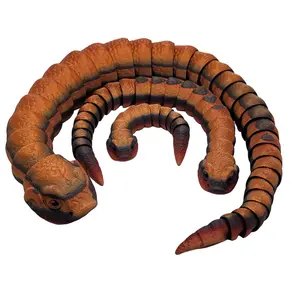 Hognose Snake Family - 3D printed figurine Decor Ornaments