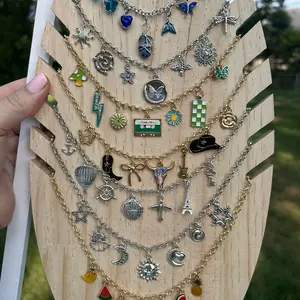 Charm necklaces