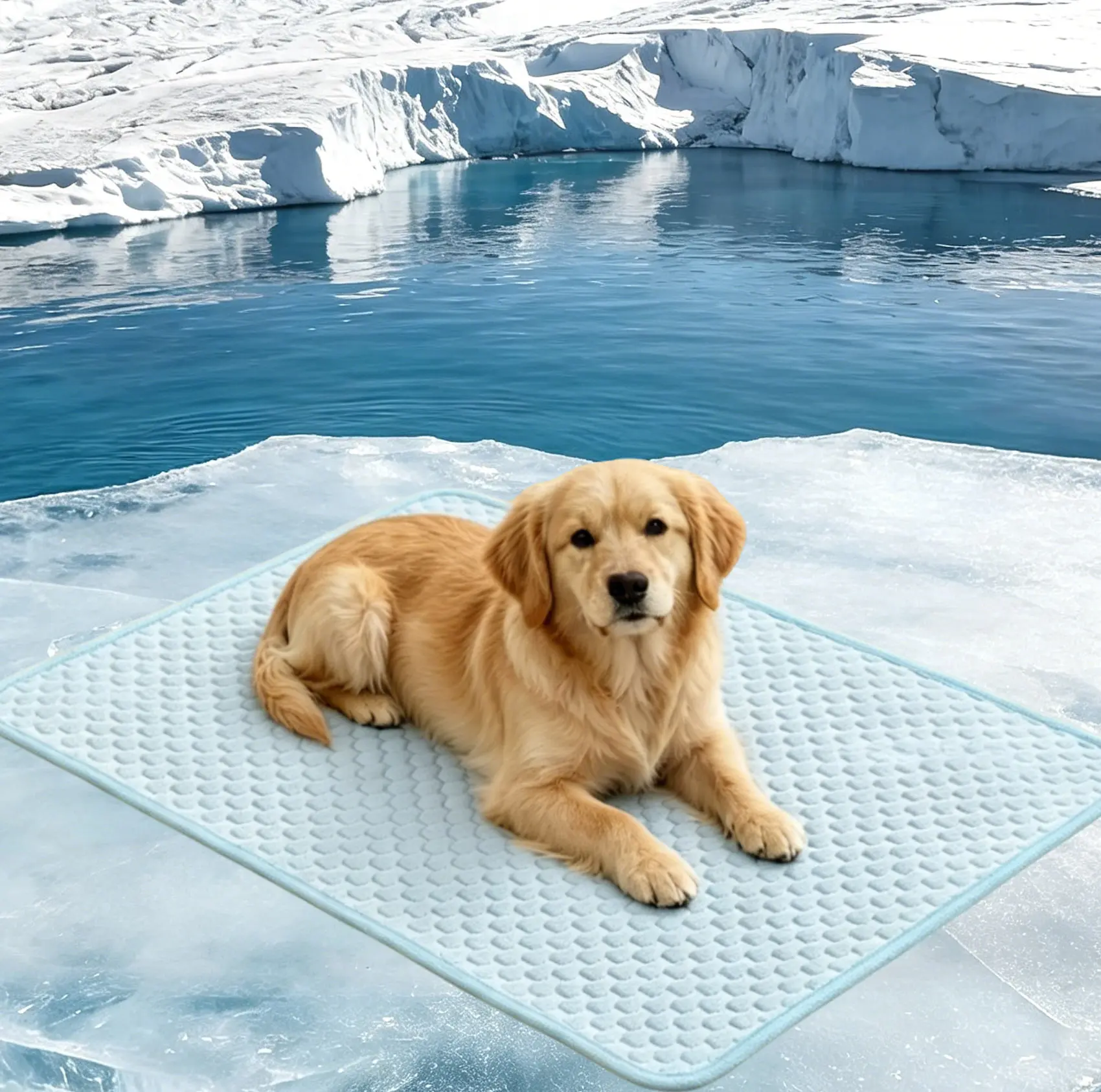 Dog Cooling Mat Dog Cooling Pad Breathable Pet Cooling Pad for Dogs & Cats, Washable Cooling Blanket for Comfort, Summer Cat Bed, Cool Pet Pad for Outdoor, Indoor , Gel-Free