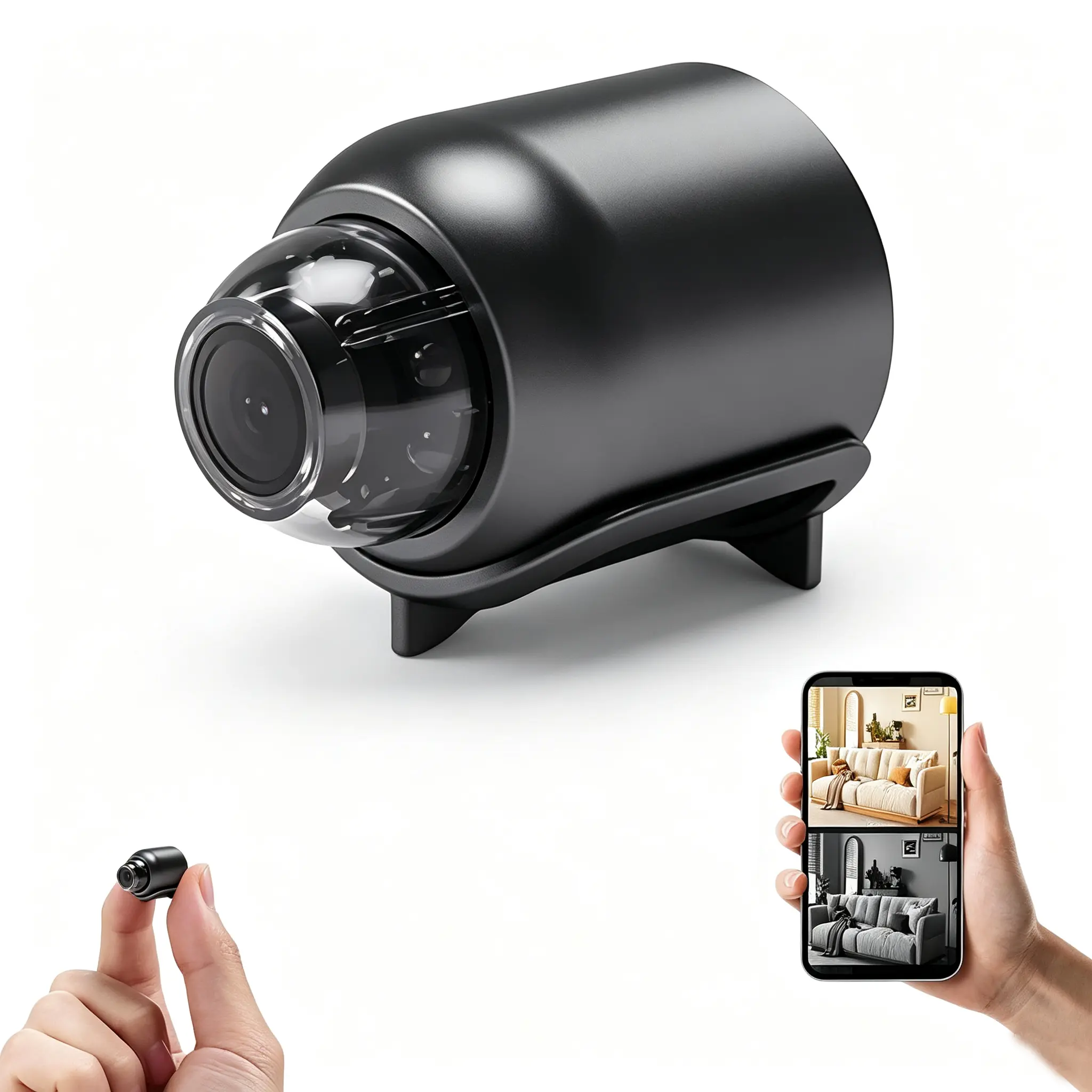 1 Piece or 4 Piece set Mini 5g Wireless WiFi Camera 1080p HD,Mini Spy Camera Hidden Camera with Audio Video,X5 Wireless Indoor Security Camera,MiniCámaras Espias Ocultas Con Microfono,WirelessCovert Cameras,for Home