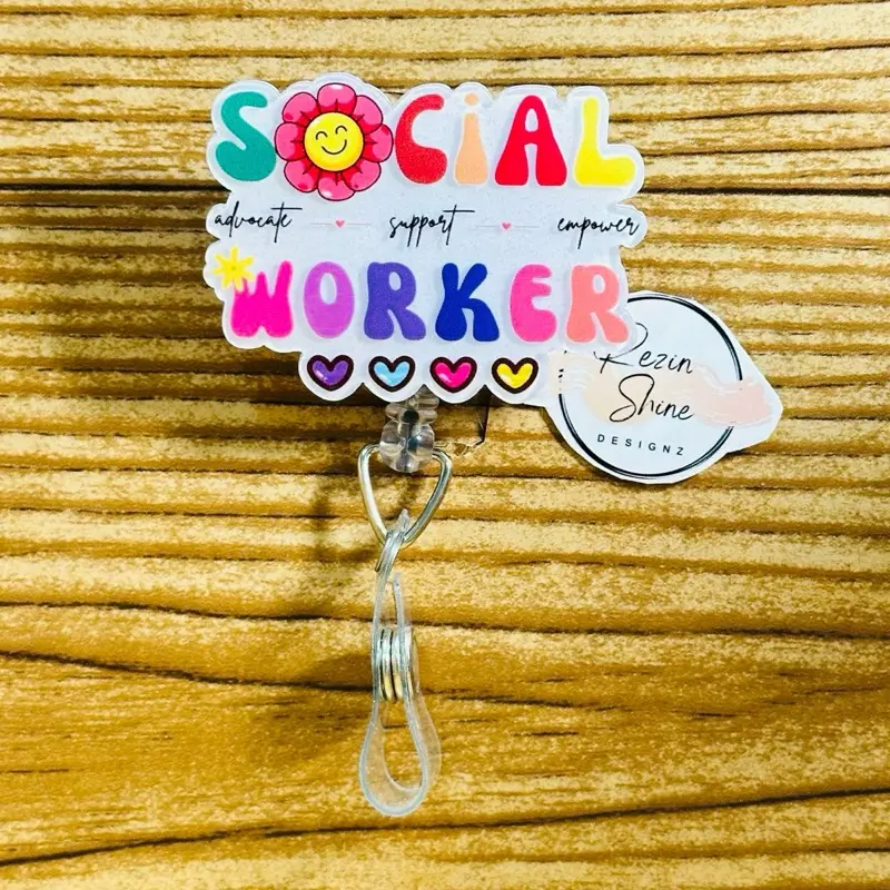 Social Worker Badge Reel