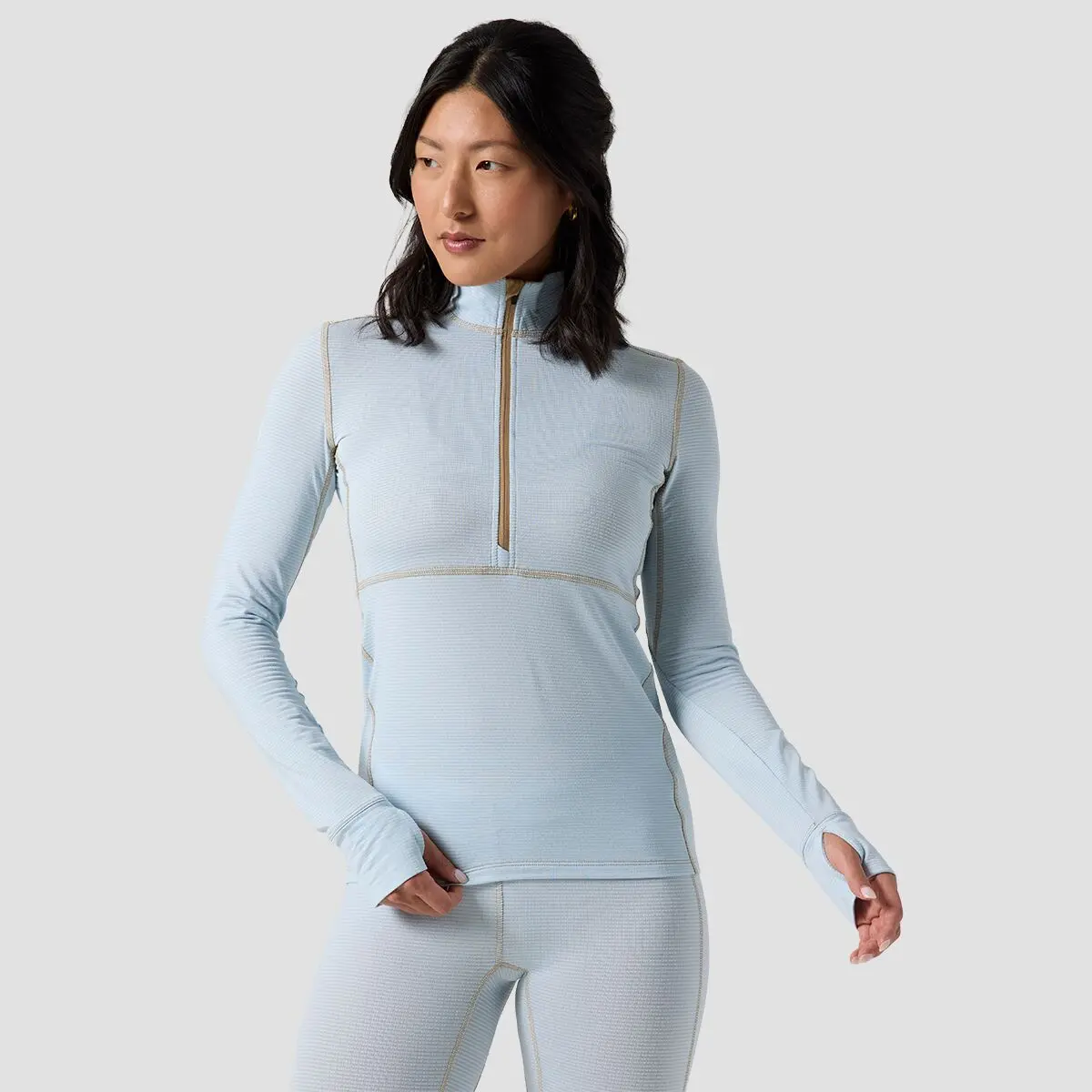 Backcountry Pines Microgrid Ultra-Lt Baselayer 1/4-Zip Top - Women's