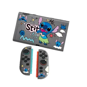 Disney Stitch Switch Case with Character Design and Remote Covers for Nintendo Switch Users - Protective & Stylish Accessory