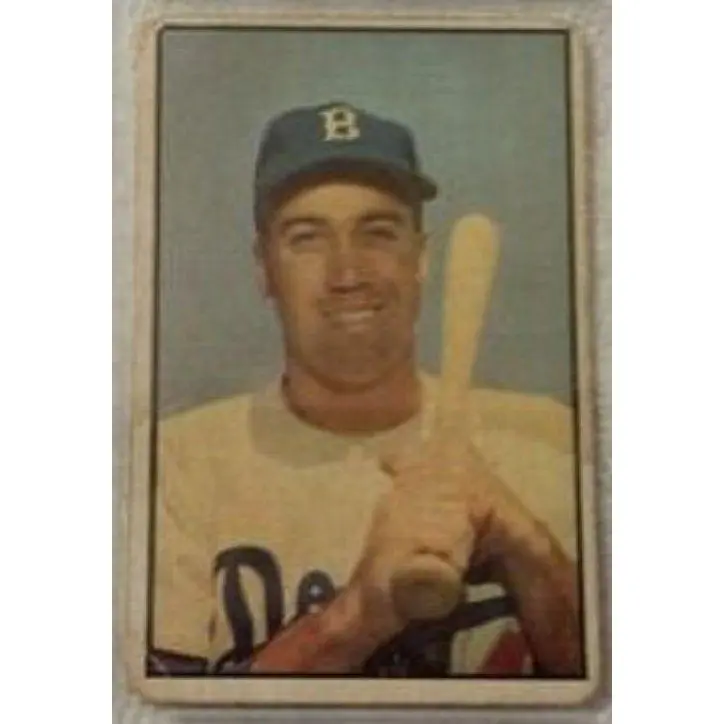 1953 Bowman Color baseball Duke Snider #117, DODGERS (HOF)