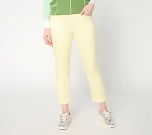 LOGO by Lori Goldstein Regular Color Tapered Leg Ankle Jeans