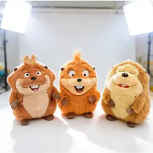 New Hoppers Tom Lizard Plush Doll Anime Peripherals King George Mabel Loaf Beaver Plushie Stuffed Toys Soft Toy Collectible