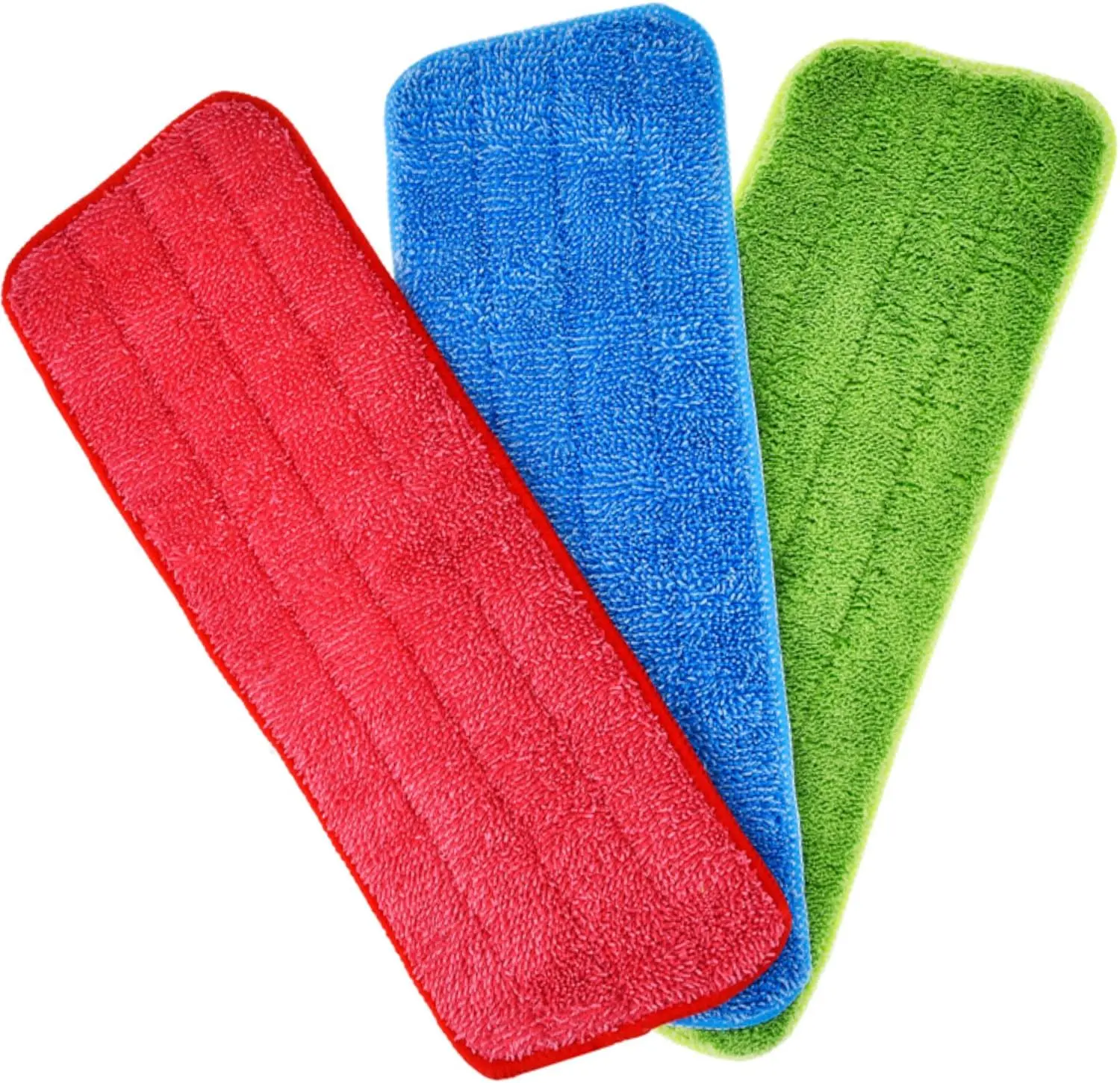 3-Pack Microfiber Cleaning Cloth Replacement Mop Pads, Absorbent Washable 16.5x5.5cm Refills for Reveal Spray Mop Heads