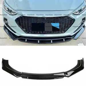 For Hyundai Elantra UNIVERSAL Front Bumper Lip Spoiler Splitter Glossy Black