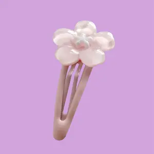 [gift]Sweet Pink Sakura Hairpin Floral Hair Barrette for Women