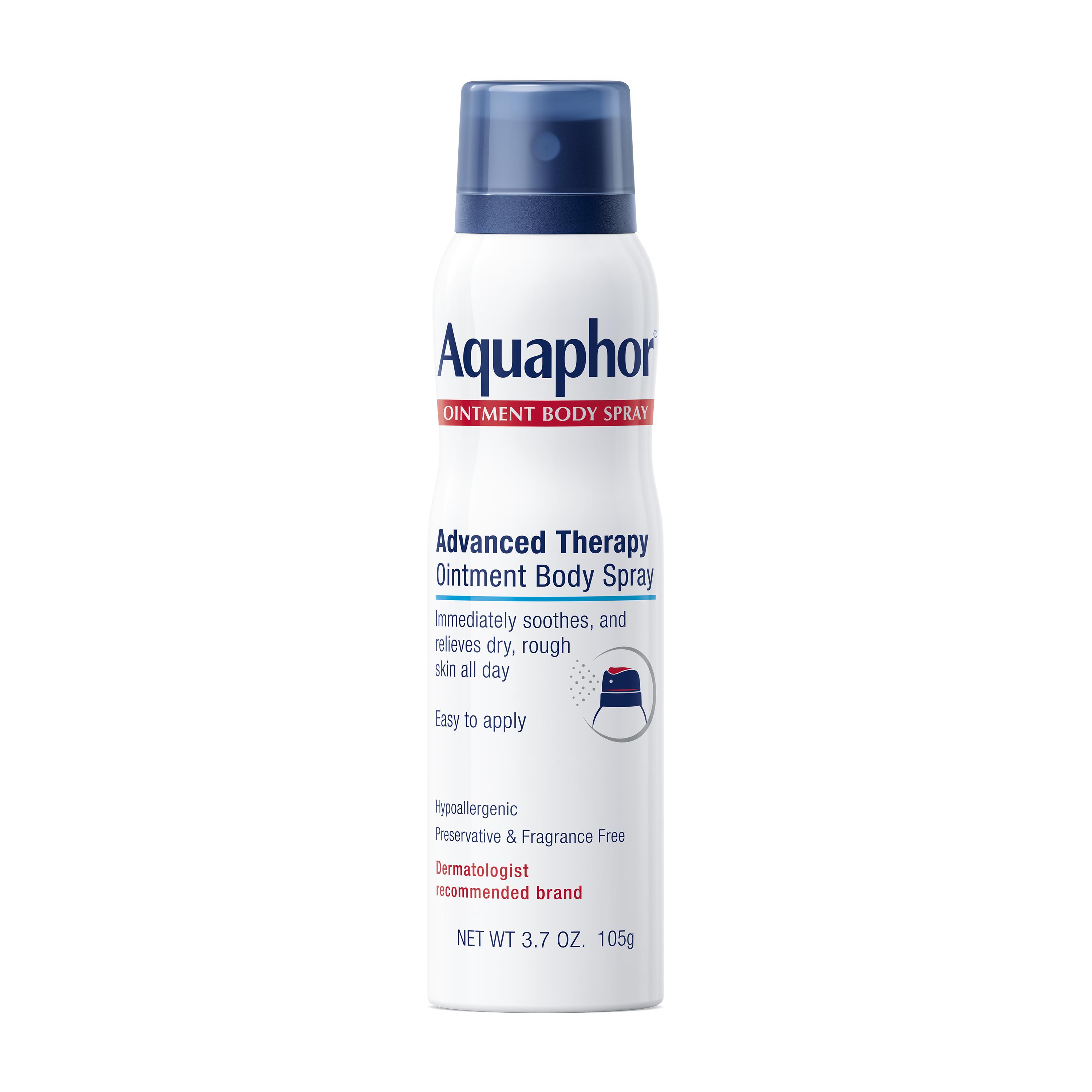 Aquaphor Advanced Therapy Ointment Body Spray Fast-acting Moisturizer for Dry Skin with ProVitamin B5 Hydrating & Smooth Formula