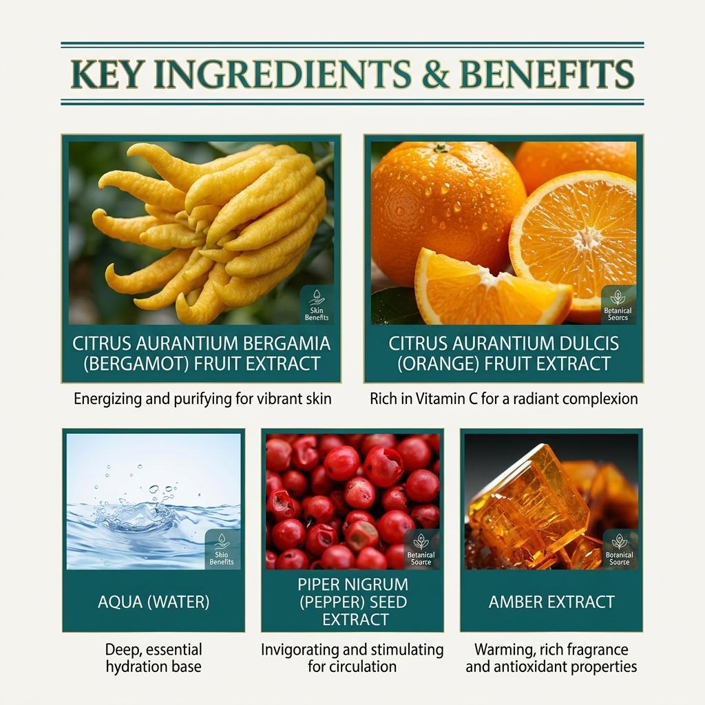 Cupid Blue Cologne for Men, Fresh Citrus Amber Fragrance, Long-Lasting Portable Perfume Spray sweet daily