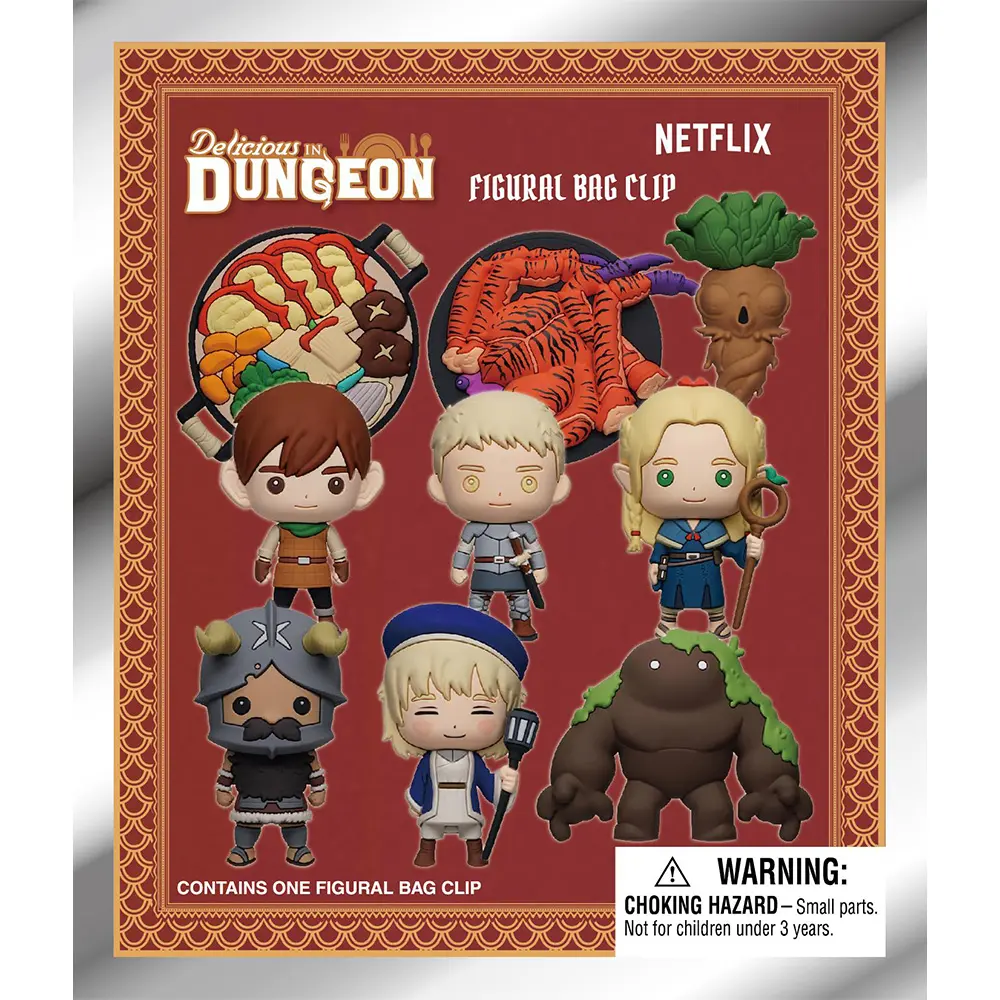 Netflix Officially Licensed Delicious in Dungeon Series Blind Bag, Cute Cartoon Collectible Keychain Series Figures, Anime Peripheral Gift for Fans, Keychain Collectibles