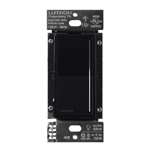 Lutron STCL-153M-BL Sunnata LED+ Touch Dimmer - 150W LED/CFL, Single-Pole/Multi-Location, Black