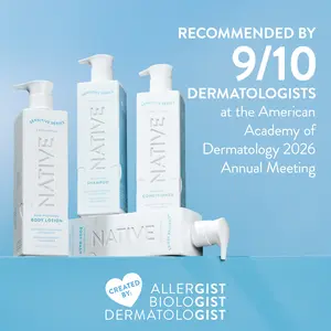 NATIVE Sensitive Series Set - Body Wash, Lotion, Shampoo & Conditioner - Hypoallergenic Fragrances - Created by Allergists, Biologists & Dermatologists, Free from 81 Fragrance Allergens