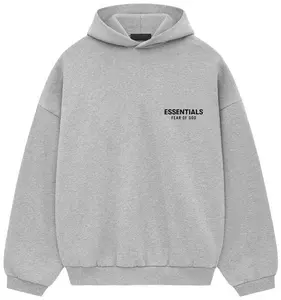 Fear of God Essentials Fleece Hoodie II 'Light Heather Grey' FW24 Authentic Brand New Fashion Streetwear Hypebeast Limited Gift