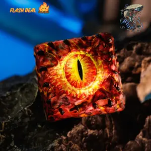 EVIL EYE Artisan Keycap Custom Eye Keycaps Handmade Gift Keycaps Anime Resin Keycaps for Mechanical Gaming Keyboard