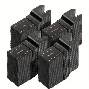 100pcs Oscillating Saw Blade Universal Multi-Purpose Blade Kit for Plastic and Wood, Quick Release Oscillating Tool Blade Compatible with Milwaukee Rockwell Ryobi Craftsman Porter Cable