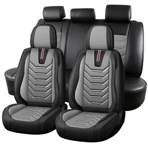 Custom For Dodge Ram 1500 2500 3500 2009-2020 2021 2022 2023 2024 2025 Crew Quad Regular Cab Pickup Truck Cushions, Full Set Waterproof Leather Front Rear Cushion Non-slip Pad Mat with Lumbar Support