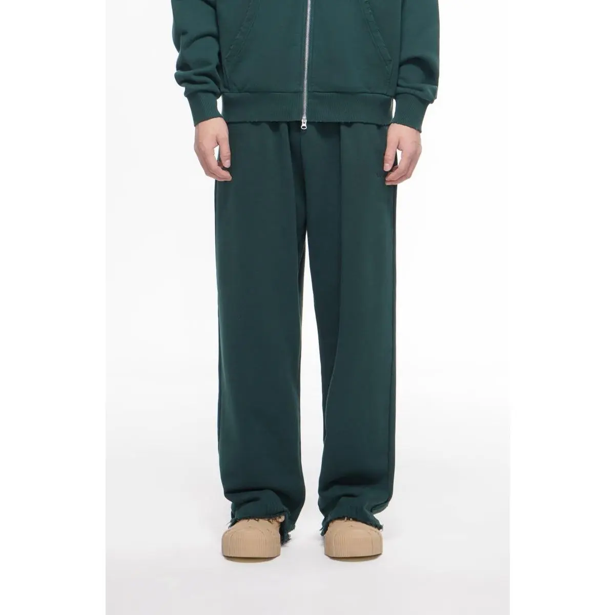 Mr. Fleece Baggy Green