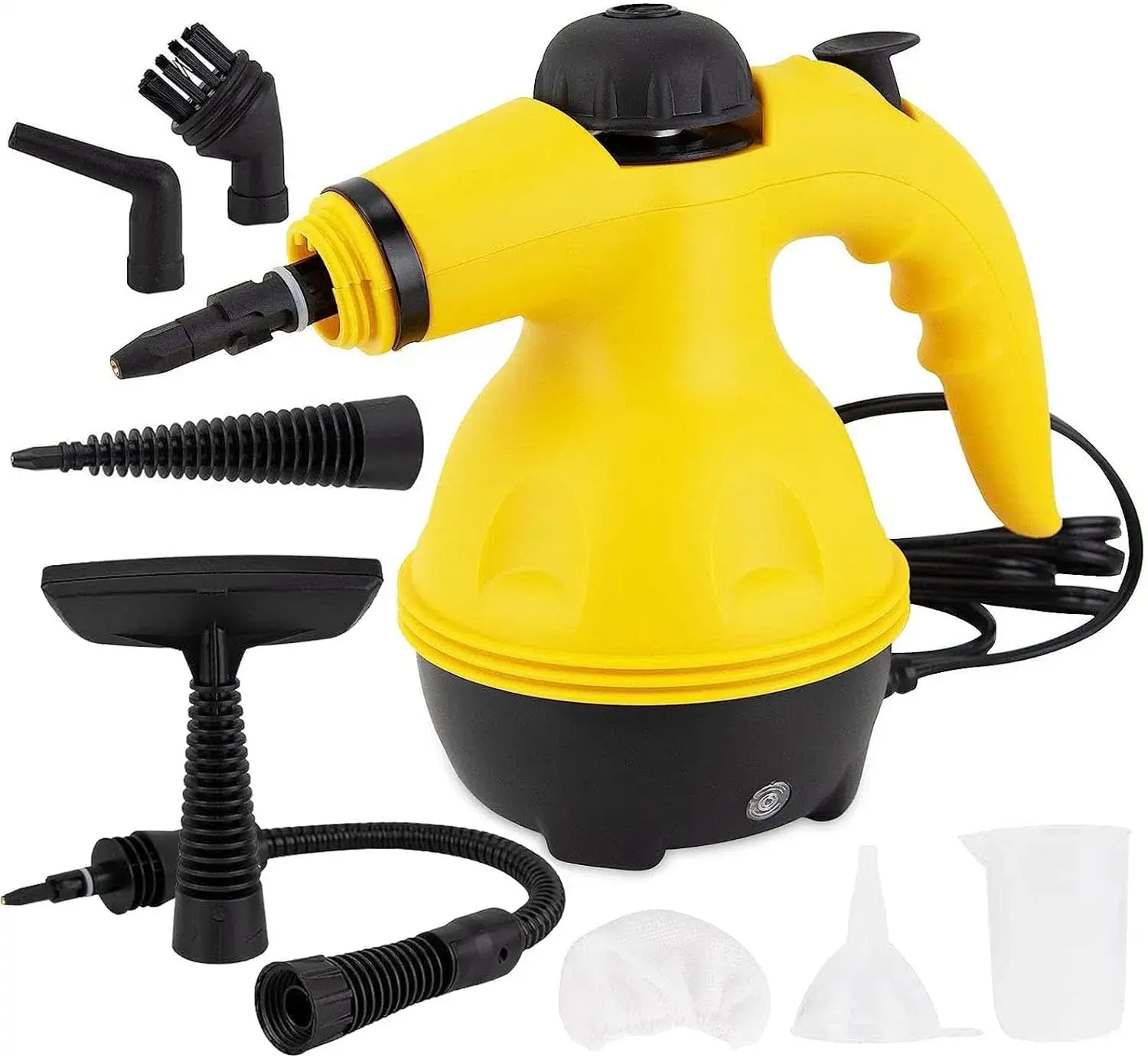 Pressurized Handheld Multi-Surface Natural Steam Cleaner with 11 pcs Accessories, Multi-Purpose Steamer for Home Use, Cleaning Floor, Kitchen and Car
