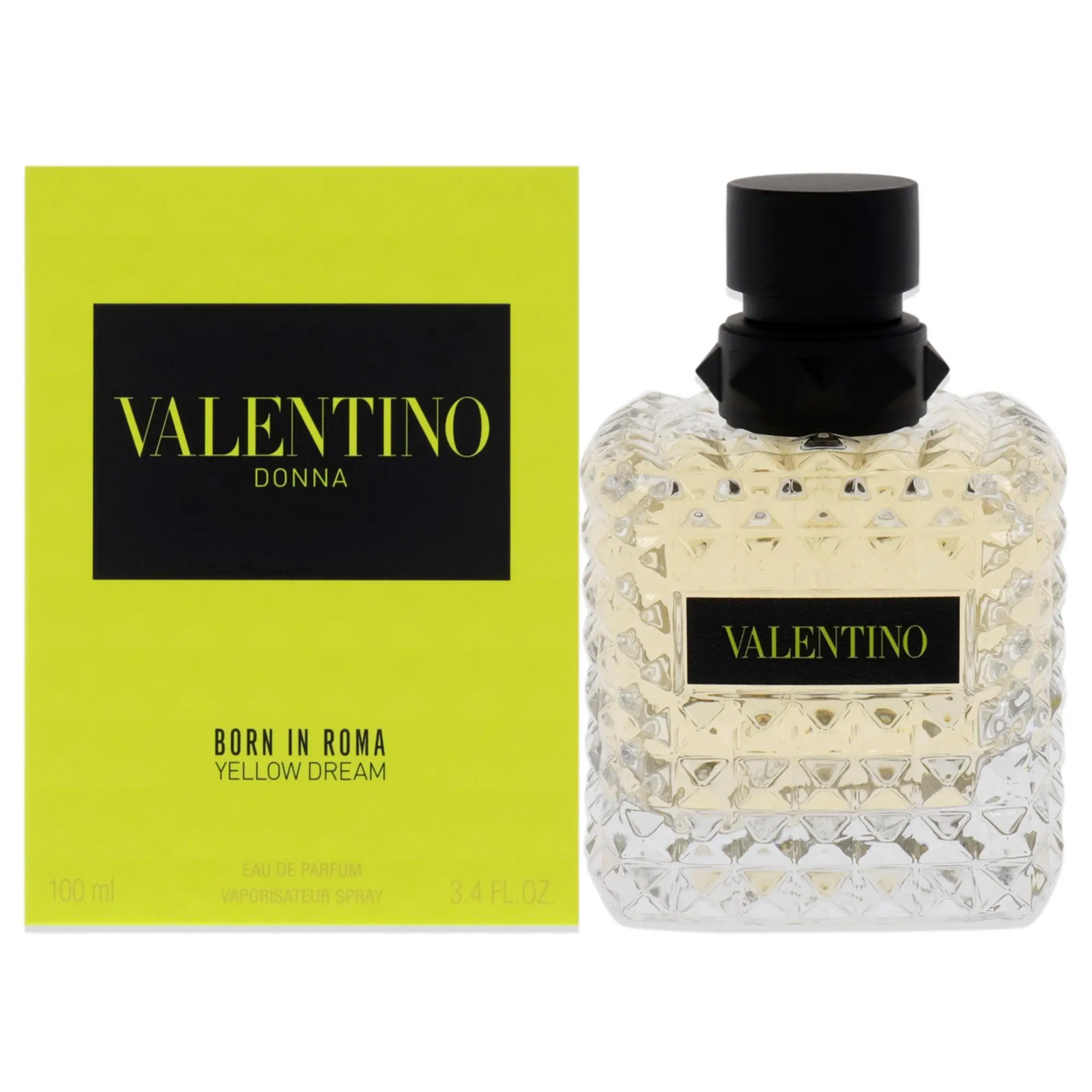 Valentino Donna Born In Roma Yellow Dream Women's EDP Spray - 3.4 oz, Spray On Fragrance for Women (Beauty & Personal Care)