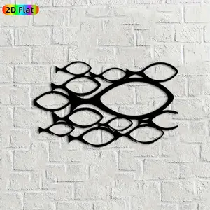 1pc Oval Cluster Metal Wall Art,Oval Cluster Statue Mural, Ideal Gift for New Year, Easter, Abstract Decor Enthusiasts, Rust-Resistant Metal Wall Decor Wall Sculptures, Perfect for Indoor Wall & Outdoor Fence, Modern Home Art Lovers