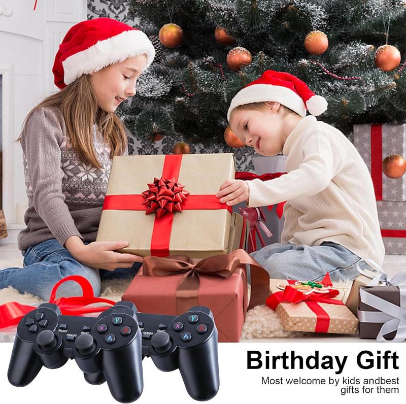 Retro Gaming Console with Dual Controllers, 20,000+ Games, 9 Emulators Built-in, 4K HDMI Output, Plug and Play Video Game Stick, Perfect for TV (64GB) Wireless Usb