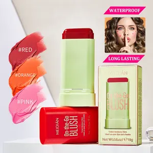 Moisturizing Blush Stick, Multi-Use Cosmetic Makeup Blush Stick, Long Lasting Waterproof Facial Makeup, Tinted Solid Moisturizer for Cheeks, Eyes, Lips