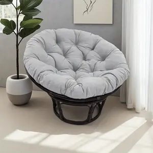 Round Chair Cushion, Soft Skin-Friendly, Washable, Reusable, Relieves Sitting Fatigue, Suitable for Yoga, Reading, Relaxing, Home Office Outdoor Use